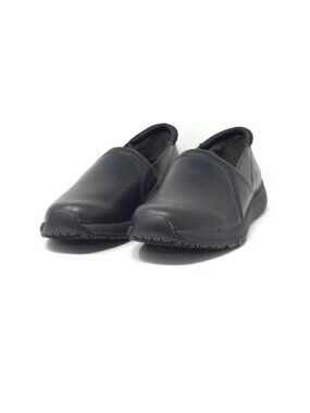 Dr. Scholl's Dive In Slip Resistant Work Loafers Black Memory Foam 8W